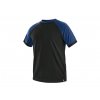 tričko OLIVER, krátký rukáv, černo modré1