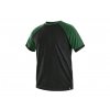 tričko OLIVER, krátký rukáv, černo zelené1