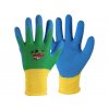 rukavice CXS DRAGO, dětské, máčené v nitrilu, modré 05