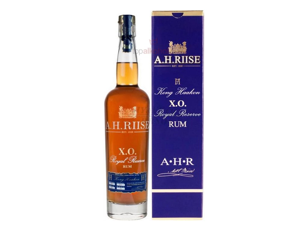 A.H. Riise X.O. Royal Reserve Rum KING HAAKON 0,7l