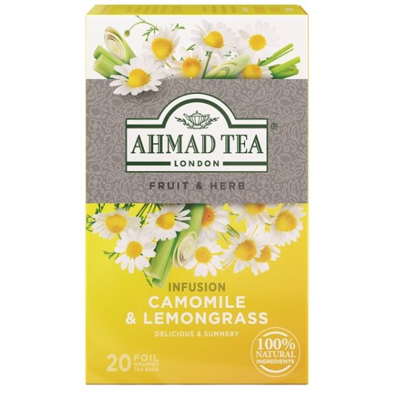 Ahmad Tea Camomile Lemograss 20x2g alu.