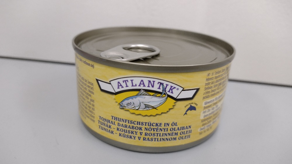 Atlantic Tuňák kousky v oleji 185g