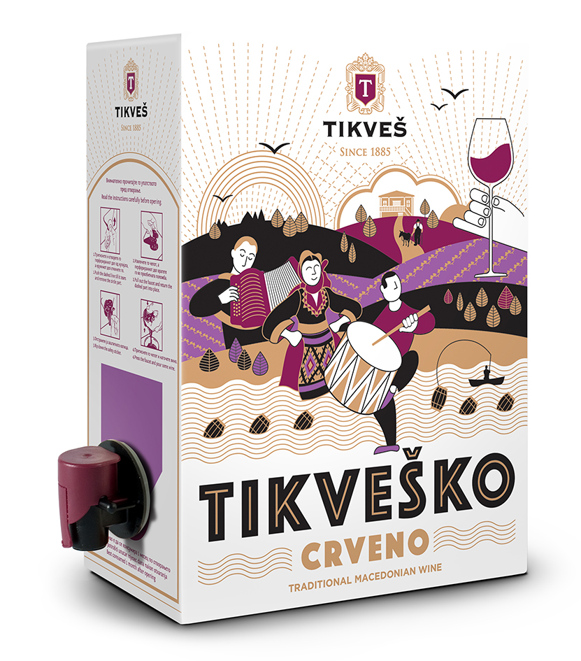 Tikveško červené 3l BIB