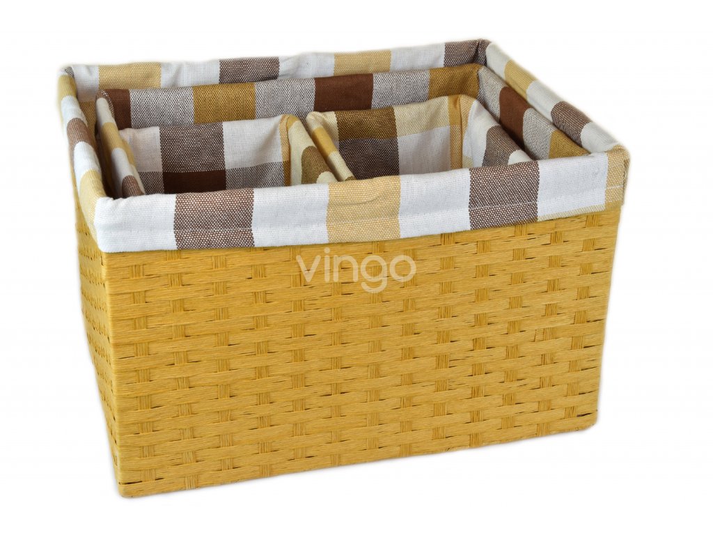 Sada 4 úložných boxů (rozměry boxu Sada 25x30x44|23x26x40|20x18x22|20x18x22)
