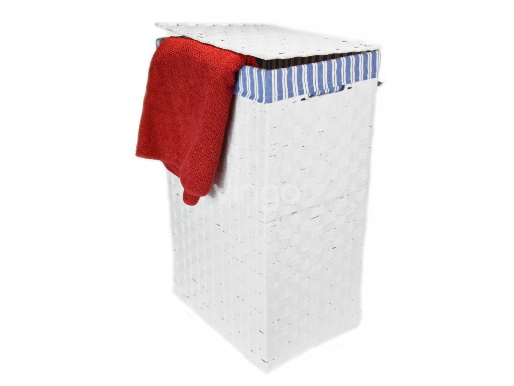 Koš na prádlo bílý