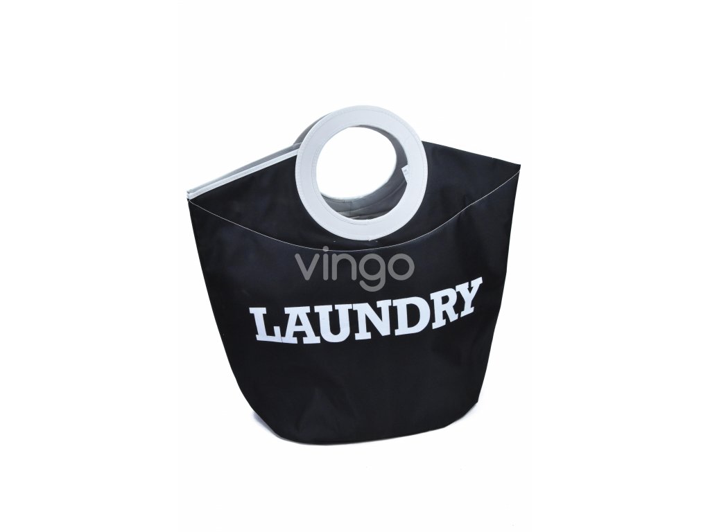 14391 textilni kos na pradlo laundry cerny