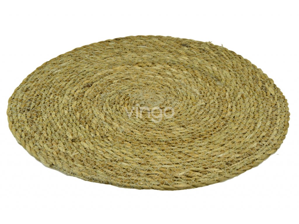 Prostírání Vingo kulaté pleteno z mořské trávy