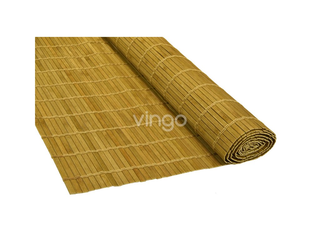 Bambusová rohož za postel světle hnědá (Rozměry (cm) 90x300)