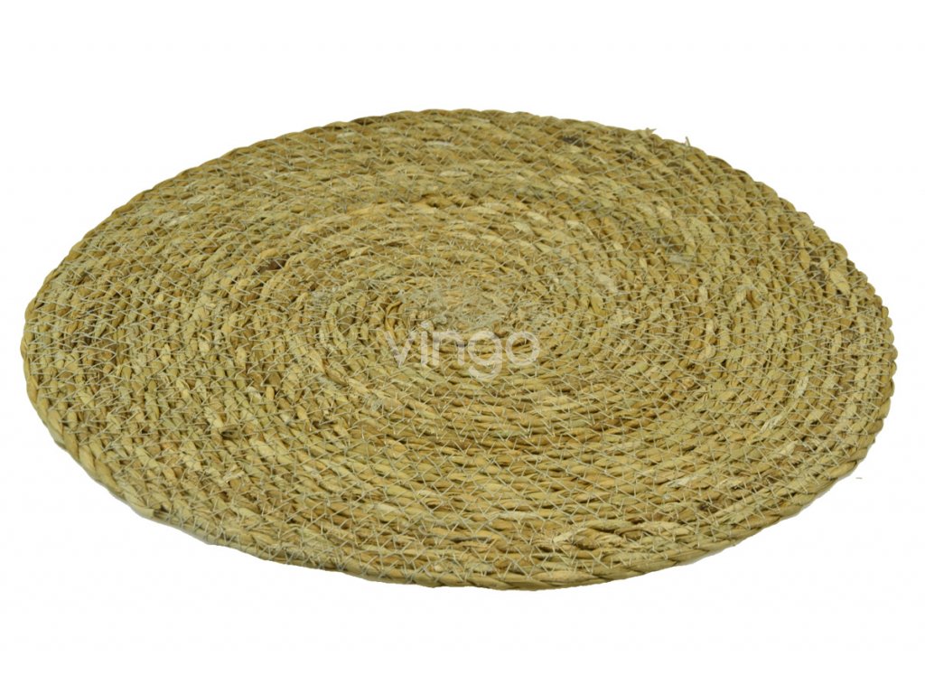 Kulatý koberec z mořské trávy