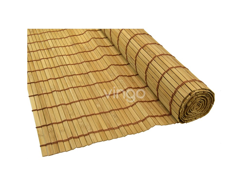 Bambusová rohož za postel hnědá (Rozměry (cm) 90x300)