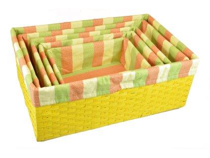 Úložný box žlutý (rozměry (cm) 30x20, v. 12)