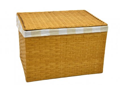 Úložný box s víkem pískový (Rozměry (cm) 32x21, v. 24)