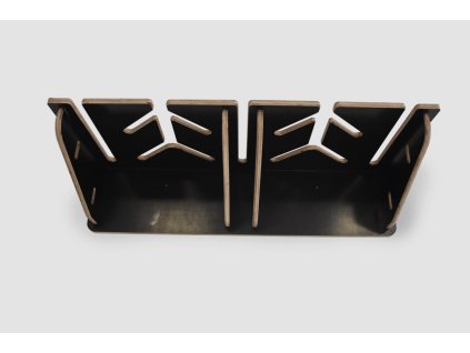 Závěsný držák na zeď na 6 párů sjezdovek a hůlky (Typ 1. jakost)