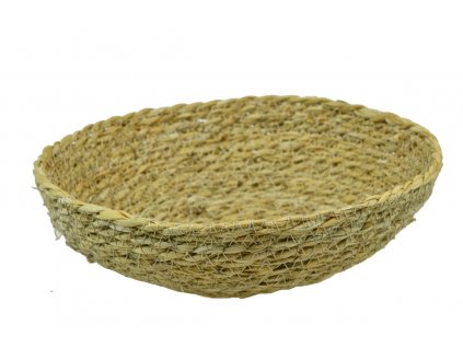 Miska Vingo kulatá pletená z mořské trávy