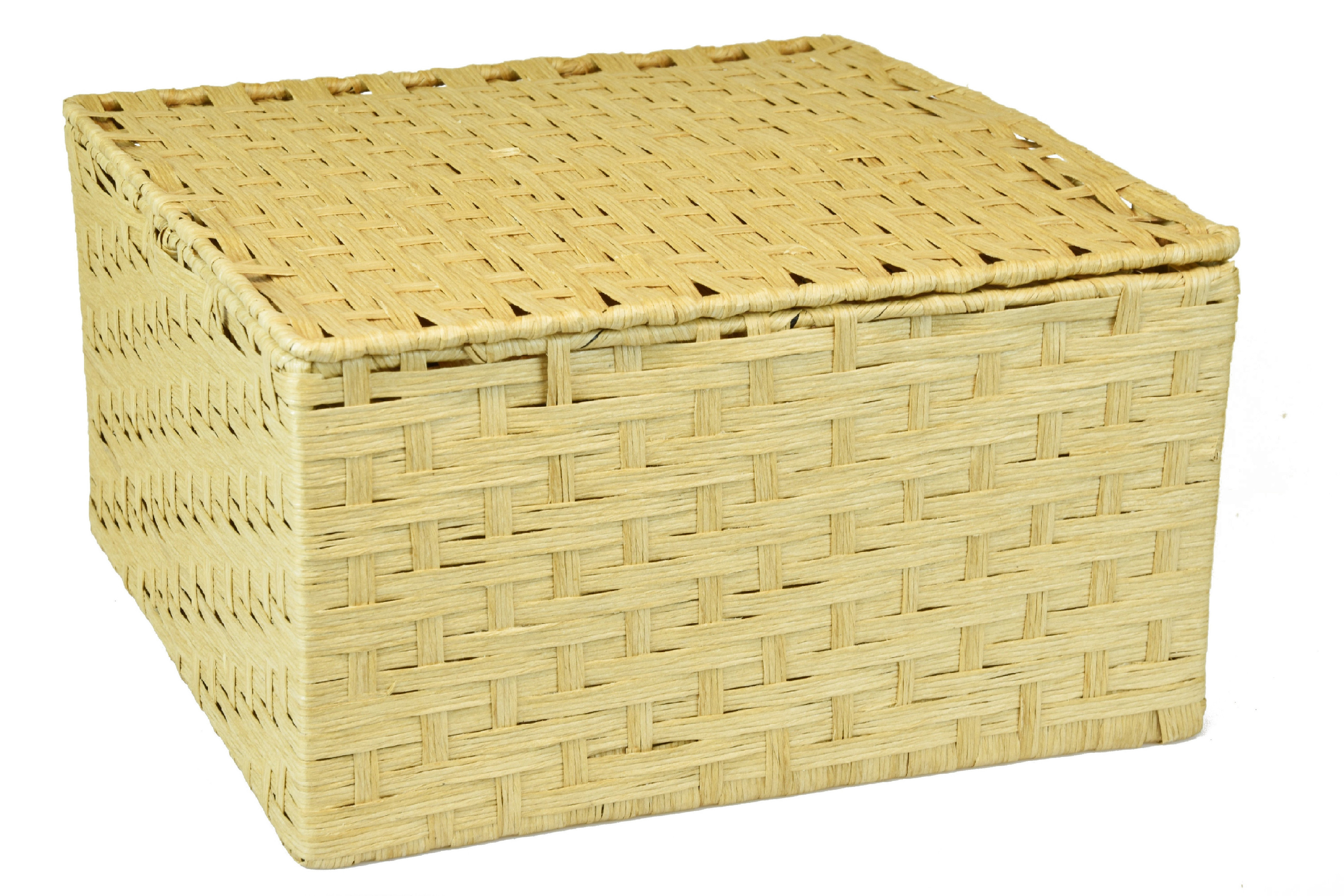 Sada 3 úložných boxů s víkem pískových