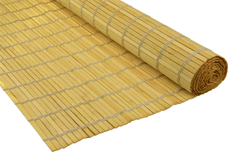 Bambusová rohož za postel přírodní Šířka rohože: 90 cm, Délka rohože: 200 cm