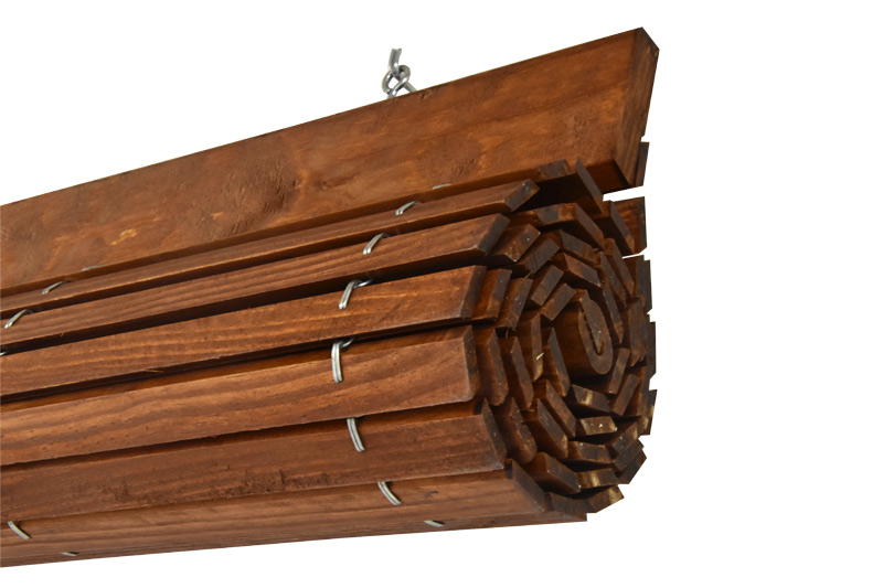 Dřevěná roleta na pergolu - třešeň Šířka rolety: 80 cm, Rozvin rolety: 150 cm