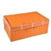 Úložný box s víkem oranžový