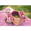 12352 2 prouteny piknikovy kos na vino vybaveny pro 2 osoby