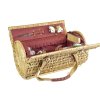 12352 5 prouteny piknikovy kos na vino vybaveny pro 2 osoby