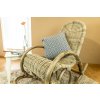 15417 5 velke ratanove houpaci kreslo v zemitych odstinech