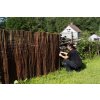 Proutěná zástěna na plot, 3 m