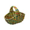 Ratanový nákupní koš barevný