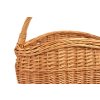 Proutěný nákupní koš s podélnou ručkou