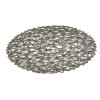 Kulaté prostírání šedé - 38 cm