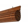 Dřevěná roleta na terasu - barva třešeň (Šířka x délka 100x150)