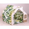 Domecek pro psa Zelene listy 59x50cm 2