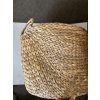 Úložný koš z vodního hyacintu, kulatý - 2. jakost