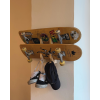Wall holder for 2 skateboards
