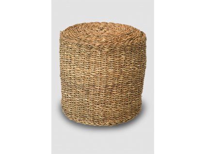Pouf cu scaun în nuanțe de maro