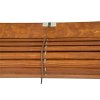 Dřevěná roleta na terasu - barva třešeň (Šířka x délka 100x150)
