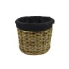 Koš s látkovou vložkou (Rozměry (cm) průměr 48 , v. bez koleček 40/průměr 60 , v. bez koleček 46)