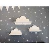 cloud shelves with hangers