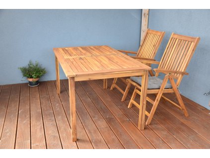 Holztisch aus Akazienholz - 150 x 90 cm