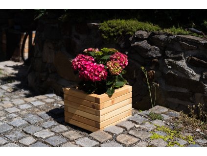 Beistelltischwürfel aus Holz – hellbraun, 29 x 29 x 36 cm