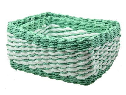 15234 sada 3 boxu zelenych hranatych