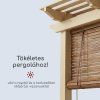 Faredőny pergoláran - natúr