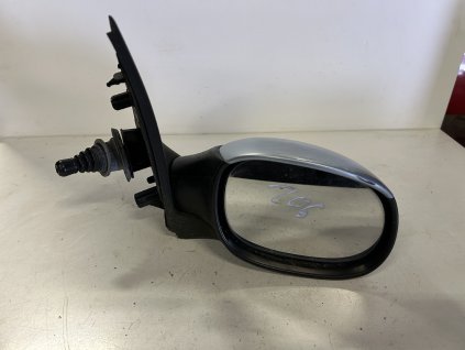 Zpětné zrcátko Peugeot 206 pravé mechanické stříbrné