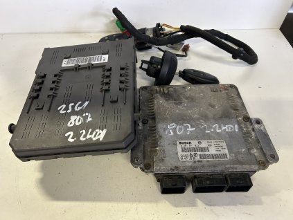 Řídící jednotka motoru Peugeot 807 2.2 HDI BOSCH 9646719280