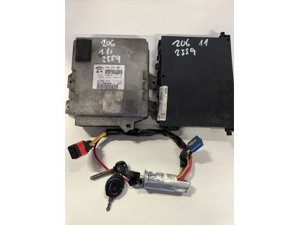 Řídící jednotka motoru Peugeot 206 1.4i Magneti 9637086880