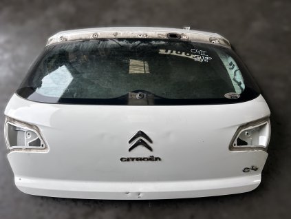 Zadní páté dveře se sklem Citroën C4 II  bílé EWP 8701FQ