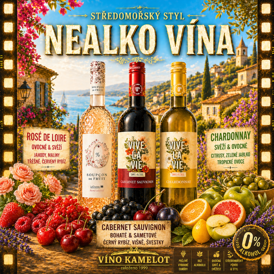 Nealkoholická vína z Grand Chais de France