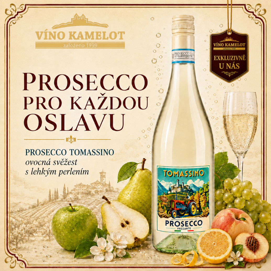NOVÁ PRŮHLEDNÁ LAHEV TOMASSINO FRIZZANTE