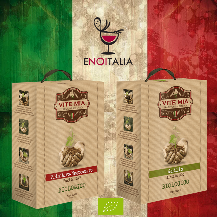 NOVĚ BIO BAG-IN-BOX 3 LITRY Z ITÁLIE