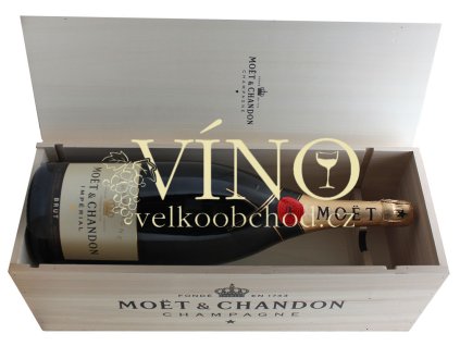 Champagne Moët & Chandon Brut Impérial 6 l Mathusalem in wooden box