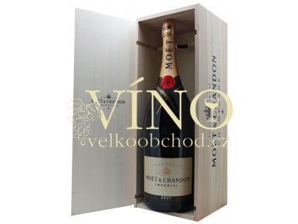 Champagne Moët & Chandon Brut Impérial 6 l Mathusalem in wooden box